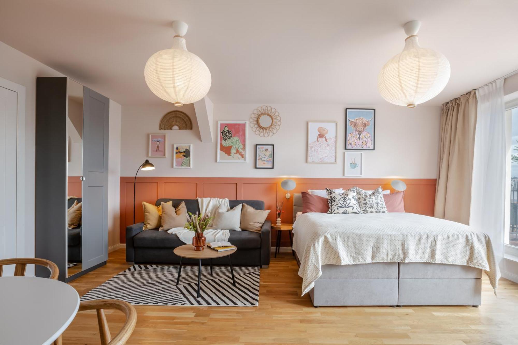 Turnkey I Letna Park Apartments Prag Oda fotoğraf